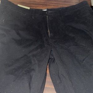 Black athletic chinos